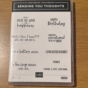 Stampin' Up! Sending You Thoughts Cling Stamp Set
